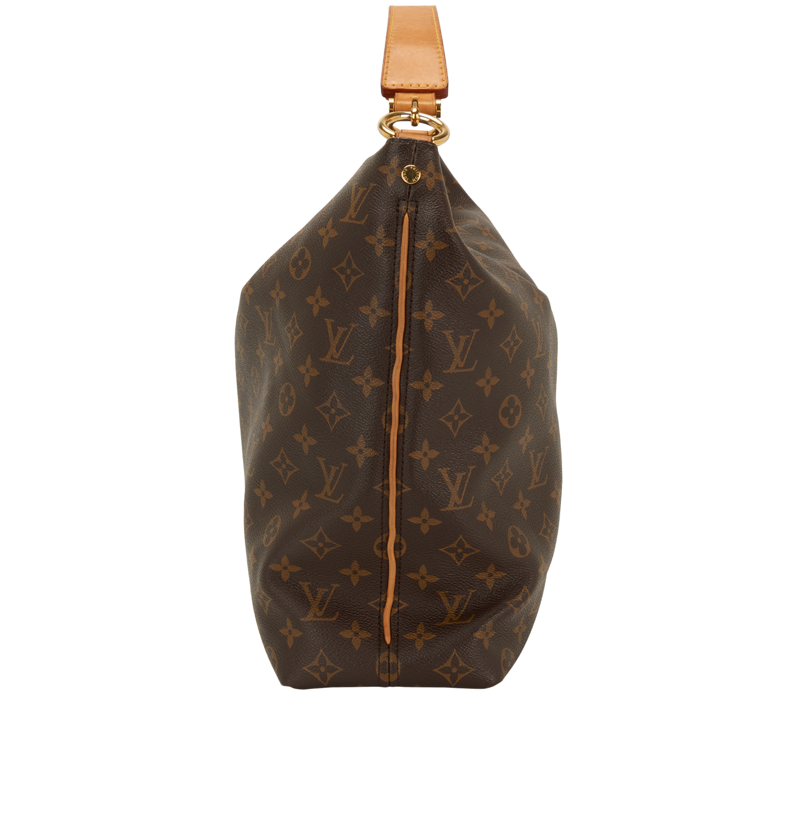 Sully Hobo, &pound;1,100, Handbags, Brown, Canvas, Side view